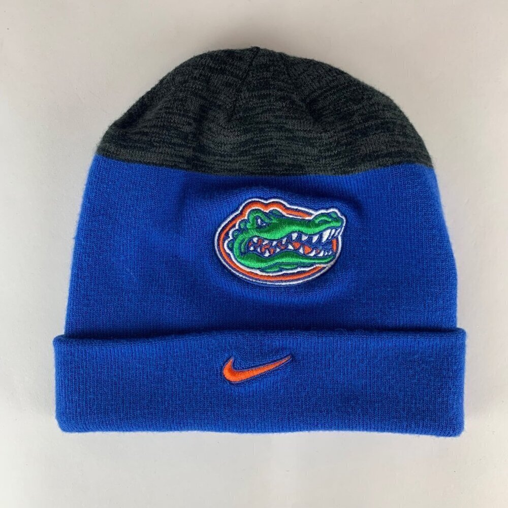 Florida Gators NCAA Blue Gray Nike Beanie Cap